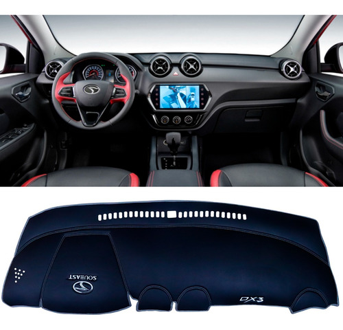 Protector De Tablero Para Soueast Dx3 2023 Tacto Cuero
