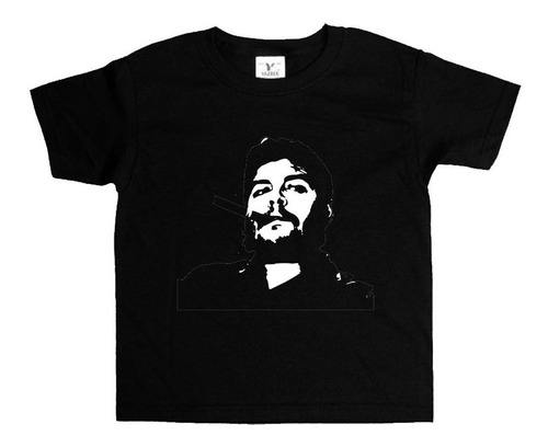 Remera Negra Niños Che Guevara R10