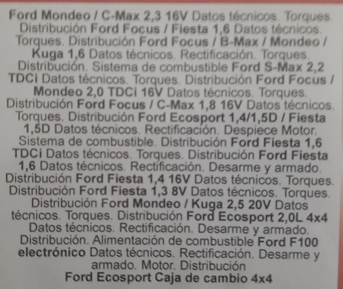 Manual Servicio Motores-cajas Cambios N. Linea Liviana Ford