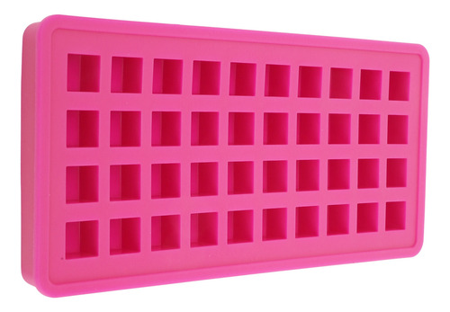 Molde De Silicone Rosa, Bandeja De Gelo De 40 Grades, Cubos