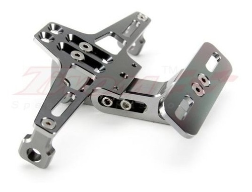 Imagen 6 de 6 de Titular De La Placa De La Motocicleta Led Tail Light Fender