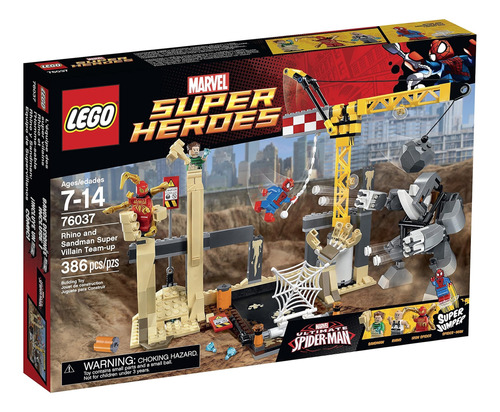 Lego Rhino Y Sandman Super Villain 386 Piezas