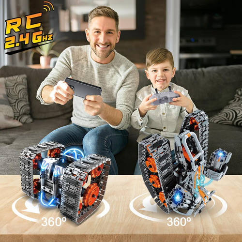 Building Toy Insoon 5 Em 1 Com Luz Led, Aplicativo E Control