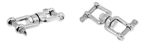 2x Mandíbula Giratoria De Ancla De Cadena De Material Acero