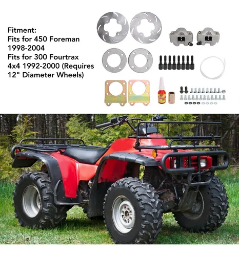 For Kit De Conversión Freno Disco Delantero Atv Frenado
