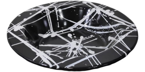 Plato Hondo Chacarero Chapa Con Diseño 24cm Salpicado X 1 U