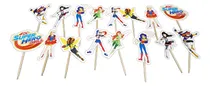 Comprar Adorno Cupcake Deco Superhero Dc Girls X16u