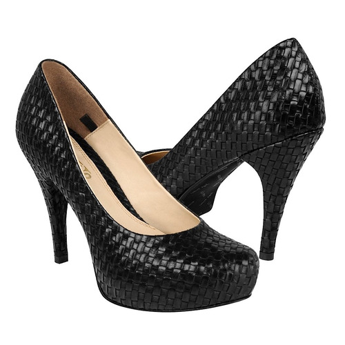 Tacones Stylo 3110 Simipiel Negro 