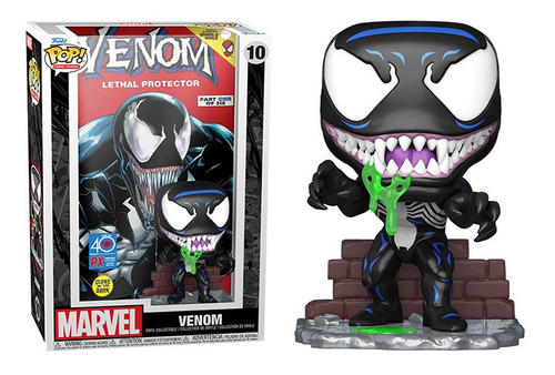 Funko Pop Comic Cover Marvel Venom Exclusivo Gitd