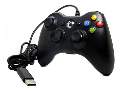 Joystick Mando Control Compatible Con Xbox 360 Pc Cable 2mts