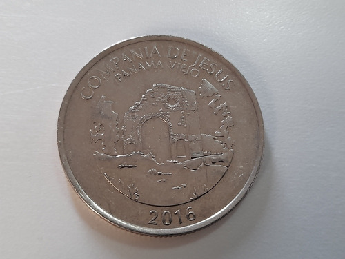 Moneda Panamá 1/2 Balboa 2016 Cia De Jesus(x353.