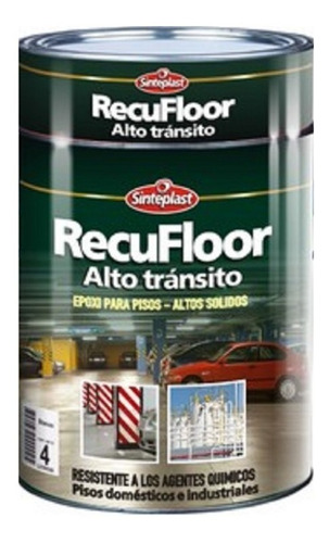 Pintura Recufloor Pisos Epoxi Alto Transito 1 Lts Sinteplast