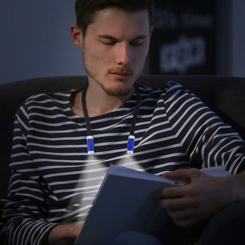 Luz Led Recargable De Lectura Manos Libres Con Brazos Flexib