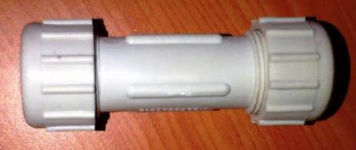 Junta Dresser Plastica 1/2 Y 3/4 P-tubo De Agua Blanca
