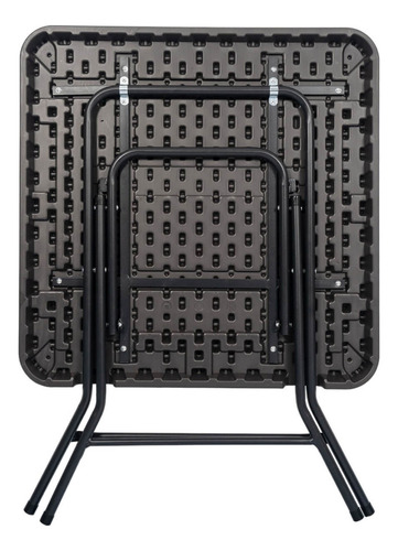 Mesa Plegable Cuadrada 80x74 Cms Gris Northwest