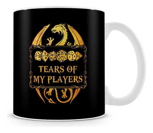 Caneca Dungeons And Dragons Tears Of My Players