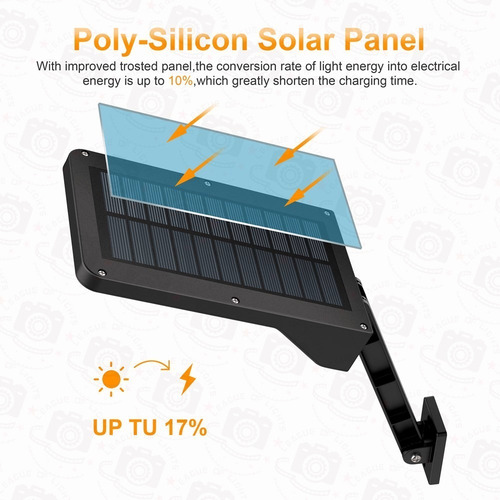 Lámpara Solar Al Aire Libre 48led Control Remoto 3modes 2pcs