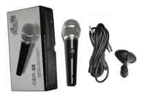 Comprar Pack 3 Microfonos Sm58 Gbr Dinamico Profesional Con Cable + Soporte Excelente Calidad