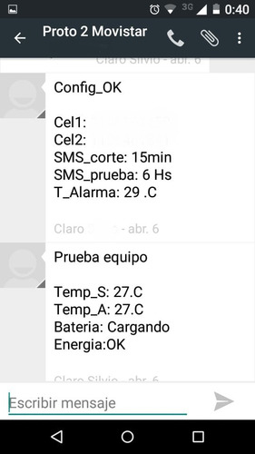 Imagen 7 de 7 de Alarma Aviso De Corte De Energia Luz Y Temperatura X Sms