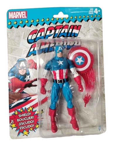 Capitan America Retro Tipo Marvel Legends Hasbro