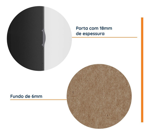 Guarda Roupa Modulado De Canto Com Espelho 6 Portas 3 Wt
