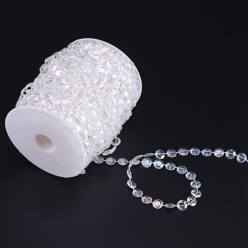 Cadena Para Cortinas De Boda Con Cuentas De Cristal Acrílico