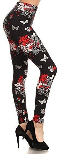 Leggins Normalgrande Con Estampado Popular Bat1 Buttery Soft