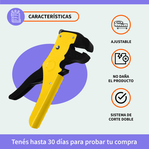 Pinza Pela Cable Alicate Automatico Hogar Reparaciones