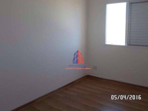 Apartamento Com 3 Dormitórios À Venda, 70 M² Por R$ 340.000 - Residencial Clube Colorê - Vila Belvedere - Americana/sp - Ap0452