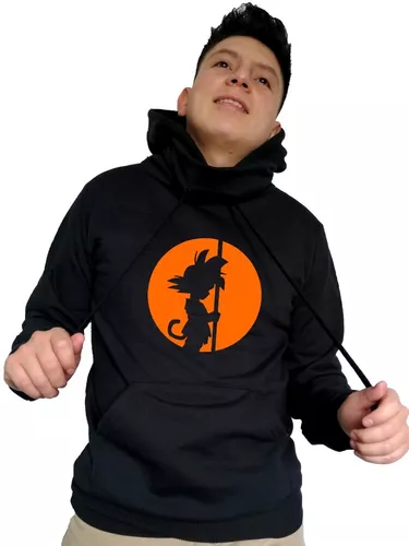 Sudadera niño Dragon Ball Z - Goku negra 12 años 152cm