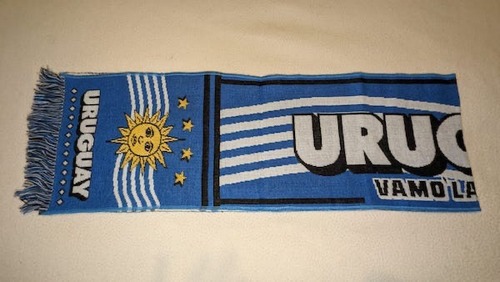 Seleccion Uruguay Bufanda Futbol Charrua Mundial