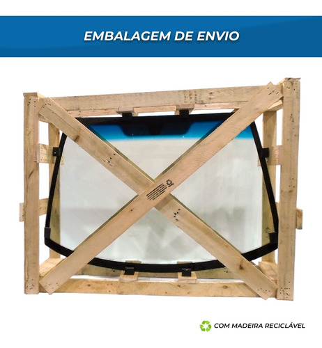 Vidro Traseiro Vigia Chevrolet S10 1995 A 2011 Tritemp