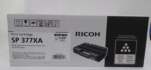 Imagen 5 de 5 de Toner Original Nuevo Ricoh Para Copiadora Sp-377sf