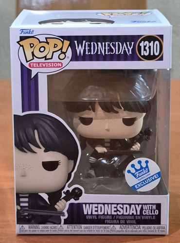 Funko Pop The Addams Family Wednesday With Cello 1310 (Usado)