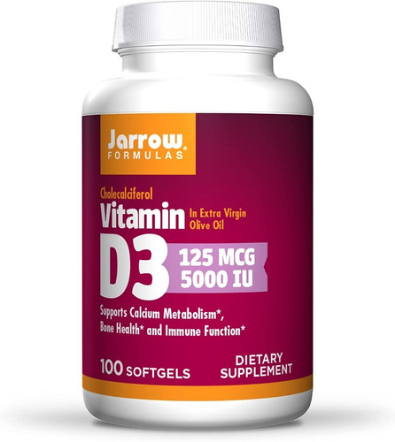 Vitamina D3 5000iu Jarrow Formu - Unidad a $1679