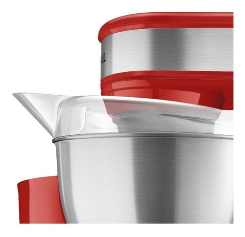Batedeira Planetária Premium Inox Bp-02p-r-ti Mondial Cor Vermelho/inox Vermelho