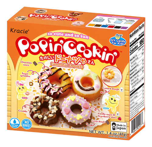 Kracie Popin Cookin Donut Kid (donitas Comida En Miniatura)
