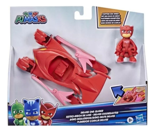 Pj Masks Búho Deslizador Ululette Vehículo Héroes En Pijama
