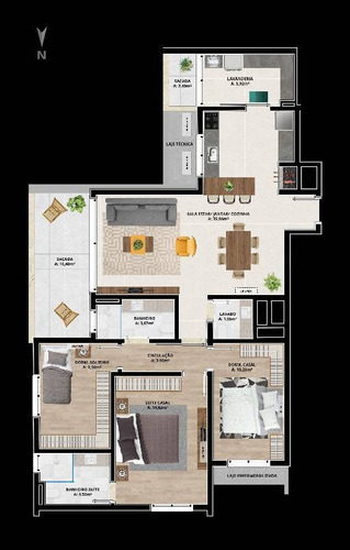 Imagem 13 de 15 de Apartamento - Planalto - Ref: 7801 - V-7801