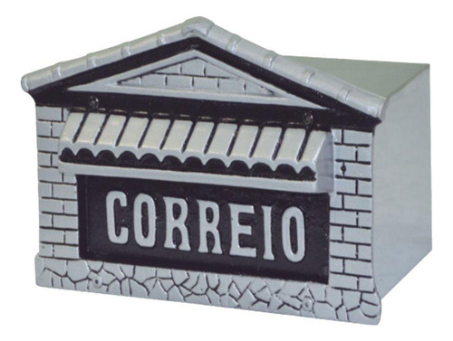 Caixa De Correio Para Cartas Colonial Inox Detras 15x25x12cm