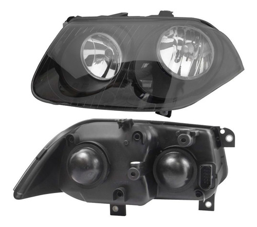 Faro Izquierdo F/negro Jetta Clasico 2012 2013 2014 2015 Ms