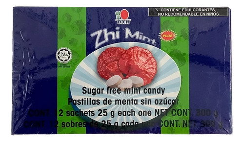 Zhi Mint Plus Dxn Pastillas De Menta Sin Azucar 