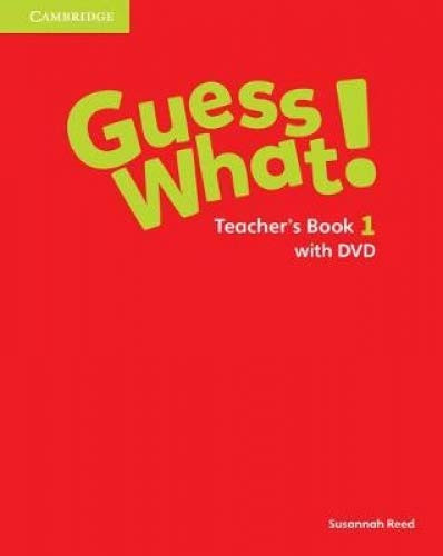 Libro Guess What! Level 1 Teacher's Book With Dvd Video De V