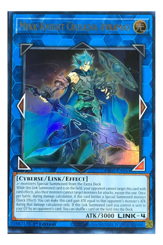 Mekk Knight Crusadia Avramax Ultra Yu-gi-oh! Original Konami