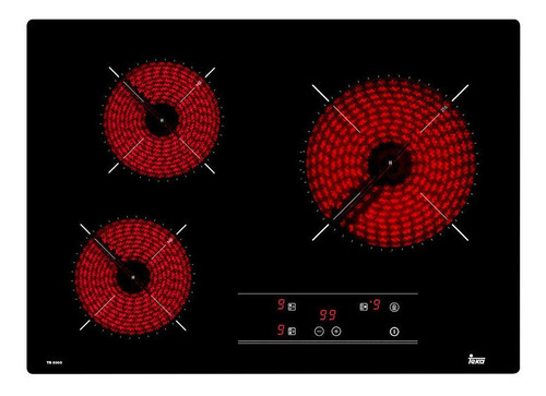 Encimera eléctrica Teka Easy TB 5303 vidrio negro 230V