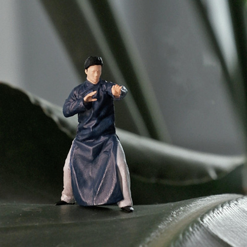 Diorama Figura Rua Pessoas Modelo Layout Em Miniatura
