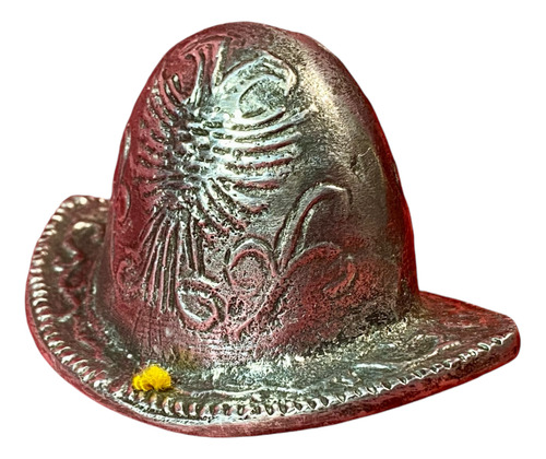 Adorno Casco Conquistador Sombrero De Metal (Usado)