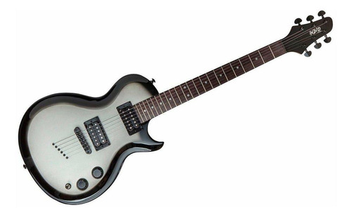 Monoprice Indio 66 Guitarra Eléctrica Clásica Plata Burst Co