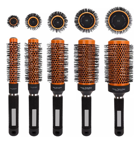 5 Cepillo Universal Para Rizos Secador De Rizos