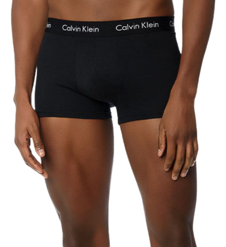 Kit Com 3 Cuecas Boxer Calvin Klein  De Modal Mh016 Original